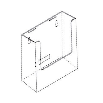 Porta depliant a5 a parete