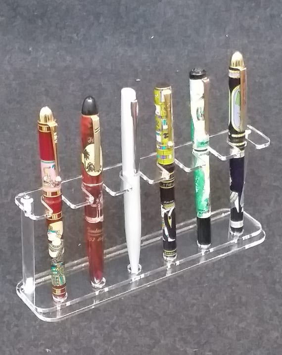 ESPOSITORE PER PENNE 6 POSTI IN PLEXIGLASS