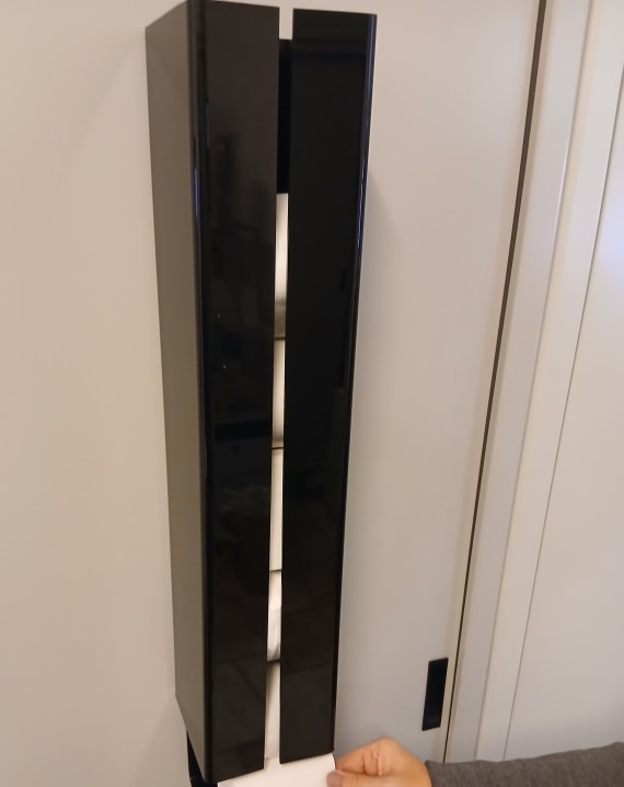 ESPOSITORE IN PLEX   PER CARTA IGIENICA PER 7 ROTOLI