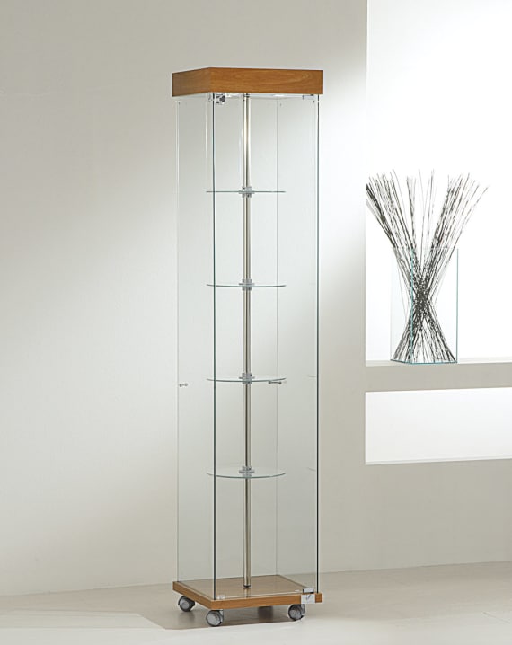 Revolving showcase laminato light h. 187