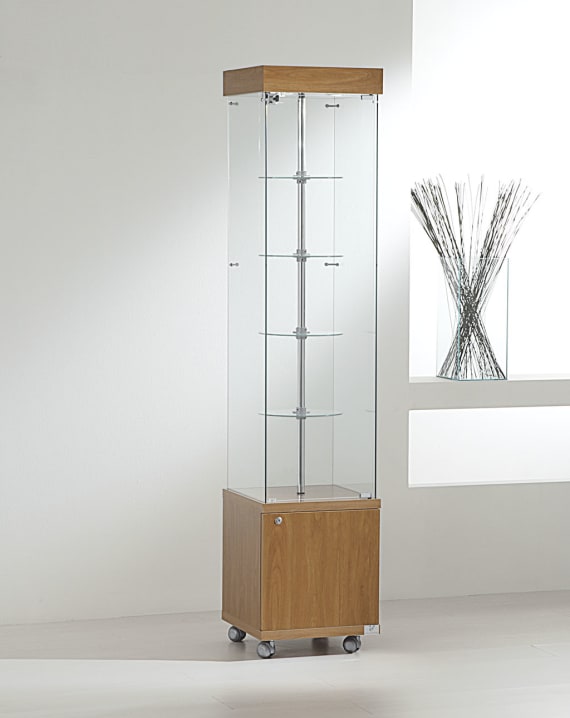 Revolving showcase laminato light h. 187