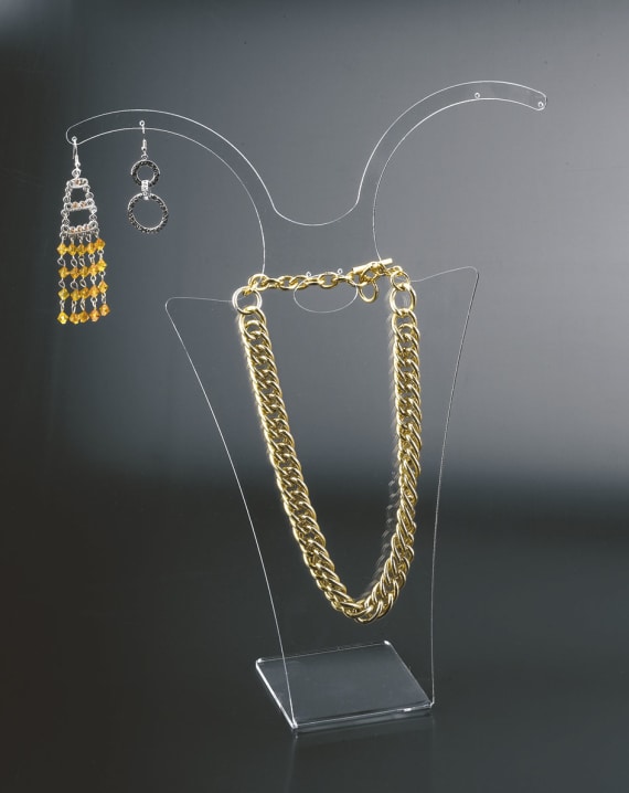 Espositore portacollane in plexiglas