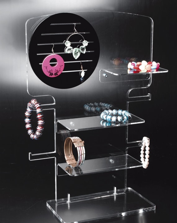 Espositore Gioielli In Velluto Nero - 28 Ganci Per Collane, 37x30 Cm, Anti-Groviglio - Foto 7