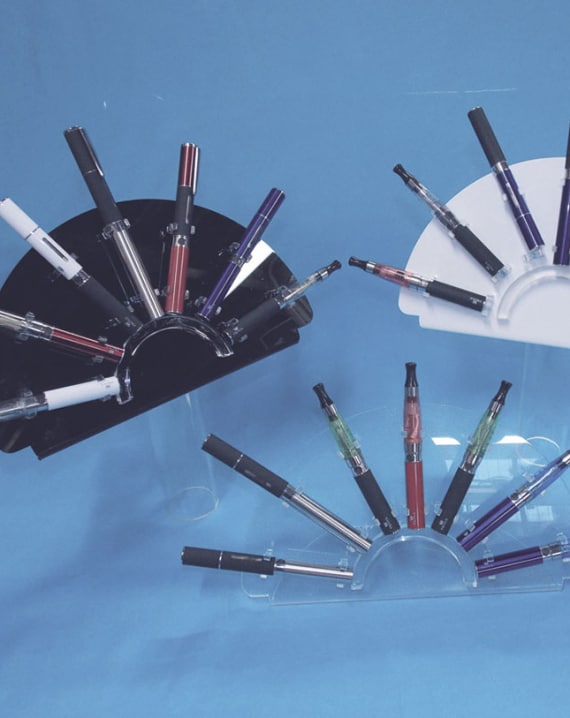 Display for electronic cigarettes