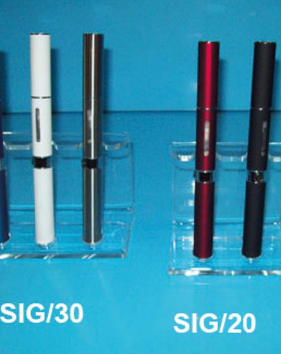 Display for electronic cigarettes