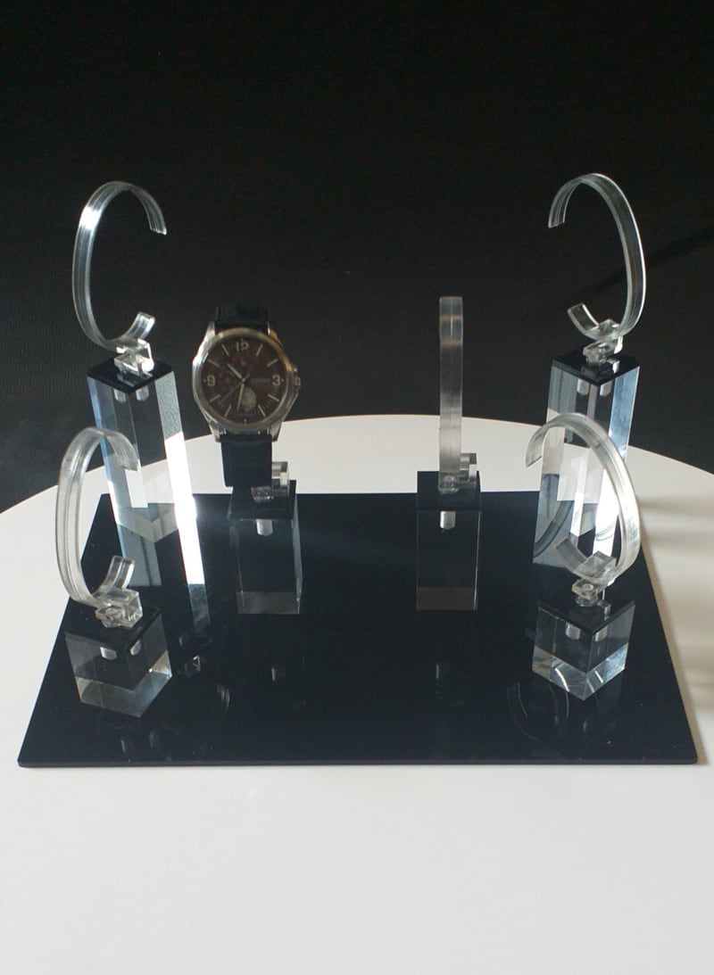 Supporto Per Orologi Trasparente - 10 Pezzi, Espositore Per Negozio O Casa