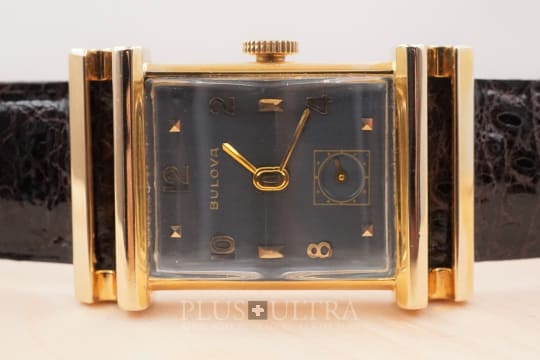 Bulova Extremely Domed Glass, Hooded Lugs