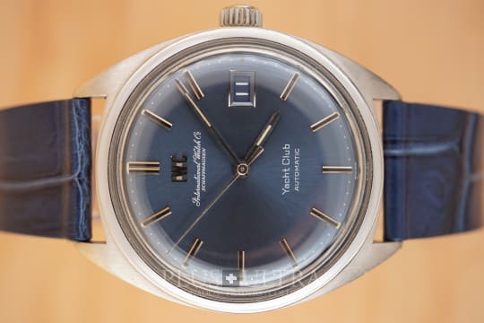 IWC White Gold Blue Dial Yacht Club, Rare & Certified