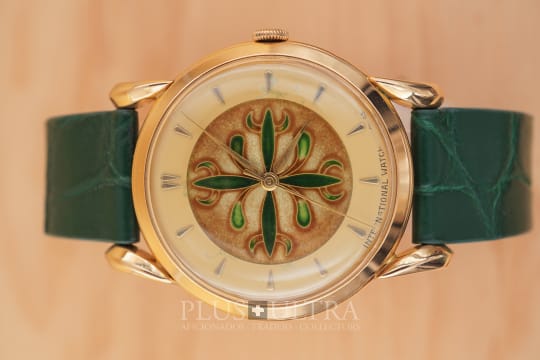 IWC Green Cloisonne Enamel Dial, Piece Unique, cal89