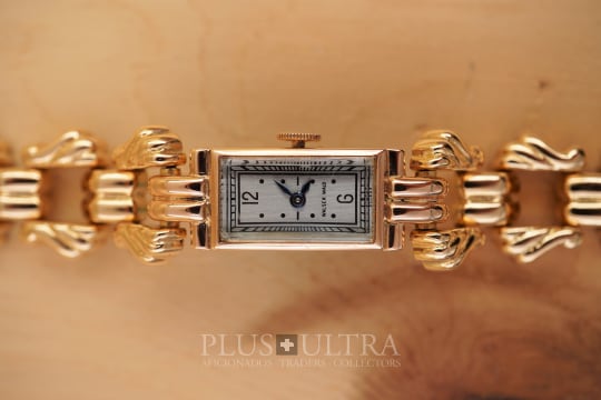 Patek Philippe 1930s Rose Ladies Bracelet: DoubleSigned Walser Wald, Buenos Aires