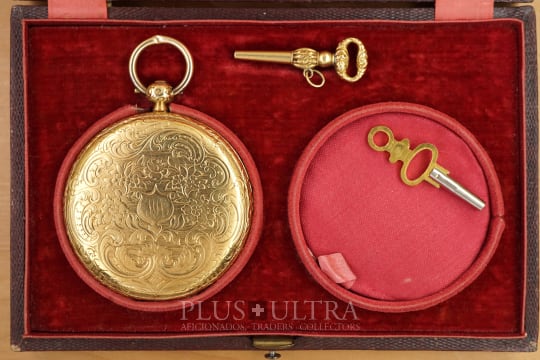 Masterwork of John Roger Arnold Arnold & Son Duplex-Escapement & Fusee-Chain: Hunter-Pocketwatch