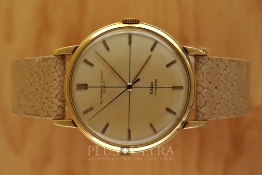 Audemars Piguet Automatic Classic Crosshair-Calatrava, Important & Turler-DoubleSigned, cal2499