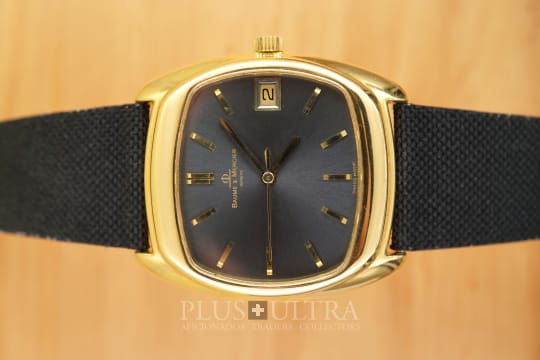 Rare Tunes: Aubergine-Sunburst TronoSonic Baume & Mercier TronoSonic: Piaget-Warhol-Dial Aubergine-Sunburst, Heavy Electronic Tuningfork