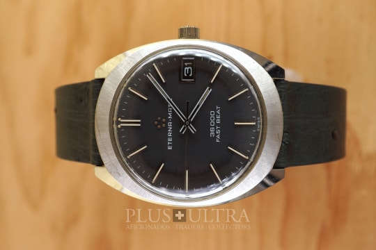 Rare Whitegold Eterna Matic: Important HiBeat Eterna Matic HiBeat: 36'000, Rare Whitegold Ellipse