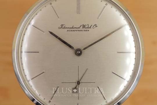 IWC '50s Pocketwatch: Bauhaus, Rare 18K