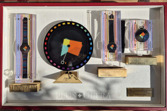 Movado Pop Artist Series: Yaacov Agam Set, Ceramic & Mystery, Limited Edition