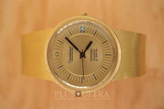 Omega 18K Constellation f300Hz Electronic Chronometer, Tuningfork