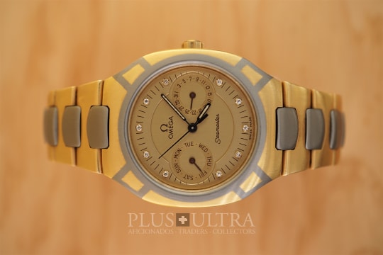 Omega Seamaster Polaris Day-Date Gold, Titanium, Diamonds