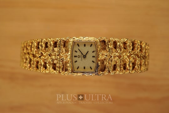 Omega Gilbert Albert Mailles d'Or-Bracelet