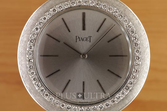 Piaget Dress- / PocketWatch: Linen & Sunburst & Diamonds UFO / Disco Volante