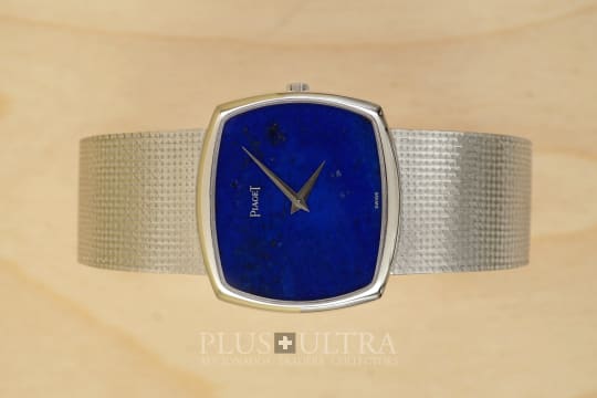 Blue & Stoned in TV: Lapis Lazuli Piaget TV Lapis Lazuli Dial, Integrated Bracelet, Rare