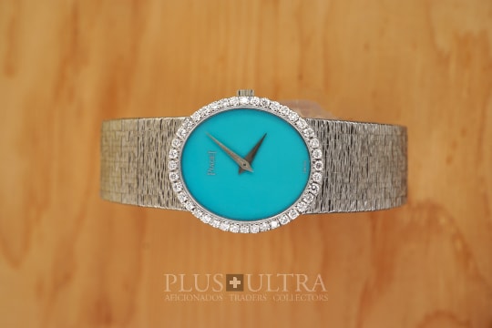 Piaget Ladies-Ellipse: Turquoise Limelight, Diamonds & Stone-Dial