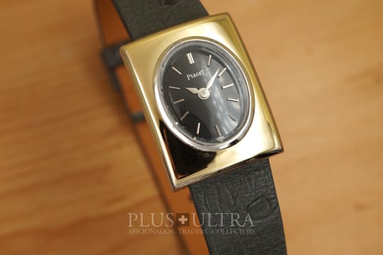 Piaget TwoTone-Gold Rectangular Ellipse, Backwinder, DoubleSigned: R.G. Kern, Manufacturer-Serviced