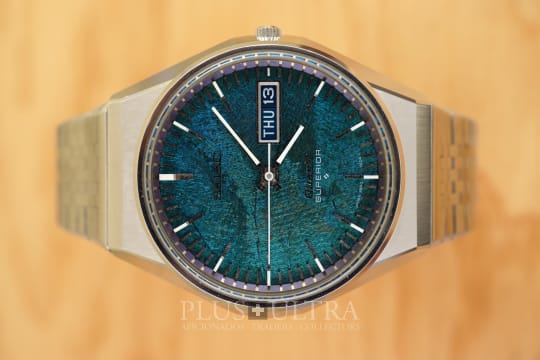 Impressive & Important: Superior Sampachi, Electronic Pioneer Seiko Superior Sanpachi Morpho Butterfly: Important Early DayDate