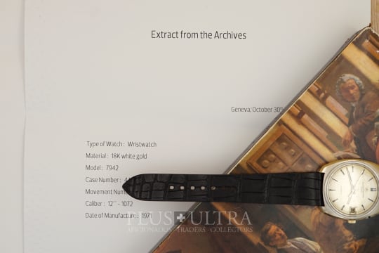 Important Early Automatic by Vacheron Vacheron Constantin Ruby Roller Royal: Cushion Case & Linen Dial, Archive, cal1072