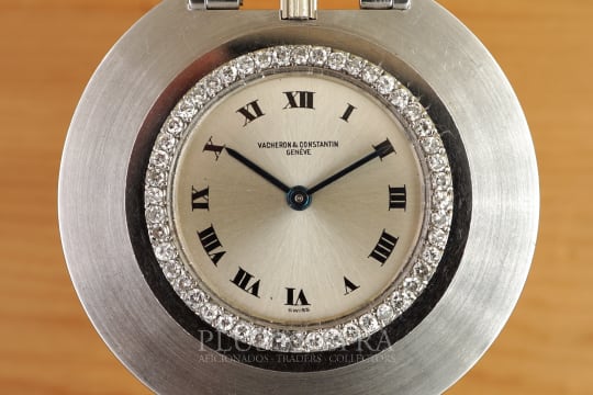 Vacheron Constantin Flying Saucer / UFO / Disco Volante: Ultra-Thin Knife-Edge Pocketwatch, Diamonds