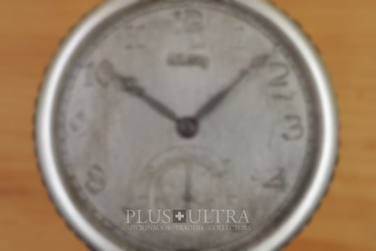 Bulgari Platinum PocketWatch RomaFinissimo: Blue Sapphire-Set Art Deco