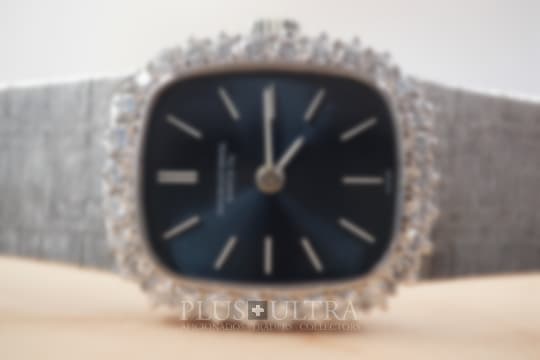 IWC White Gold, Blue Dial, Diamond Set Ladies Ellipse, Full Set