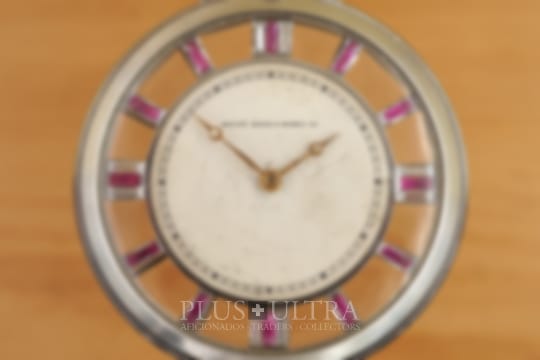 Longines Diamonds & Rubys Helm: DoubleSigned Gouvernail-PocketWatch, Platinum