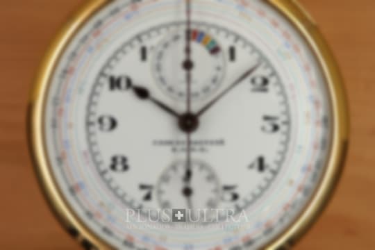 Omega Monopusher PocketWatch Chronograph, Heavy 18K-Monopussoir