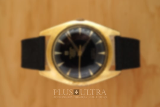 Black DoubleSigned Microtor: Pre-PoleRouter, Lausanne Universal Geneve Black Pre PoleRouter DoubleSigned Microrotor: Au Diademe, Lausanne