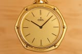 Ebel Iconic Hexagonal Pendant / Pocket Watch, Solid Gold