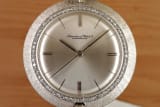 IWC White Gold Dress / Pocket Watch with Diamonds & Knob