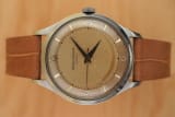Bello Caramello: JLC Bumper Automatic Jaeger LeCoultre Important Early Automatic, Caramel Patinae Bumper