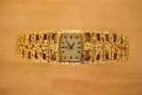 Golden Sand & Smoke Rings: Gilbert Albert Ladies-Jewel Omega Gilbert Albert Mailles d'Or Bracelet