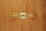 Gilbert Albert: Faceted PussyCat Omega Extra Feminine Ladies Gilbert Albert: Naturalistic Art Mailles d'Or