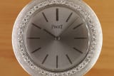 Piaget Dress- / PocketWatch: Linen & Sunburst & Diamonds UFO / Disco Volante