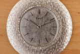 Piaget Linen-Dial Pocketwatch, Diamonds & Hammer-Finished by Eggly