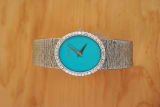 Piaget Ladies-Ellipse: Turquoise Limelight, Diamonds & Stone-Dial