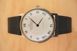 UG Microrotor in Thin 18K White Gold Case Universal Geneve Slim White Gold Cased Microrotor Automatic Golden Shadow, 1966