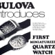 Bulova AccuQuartz: Important Quartz under Sand-Dial in 18K