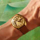 Bulova AccuQuartz: Important Quartz under Sand-Dial in 18K