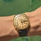 Bulova AccuQuartz: Important Quartz under Sand-Dial in 18K