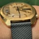 Bulova AccuQuartz: Important Quartz under Sand-Dial in 18K