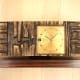 Bulova AccuTron Electronique-Clock: Brass Desk-Brutalism