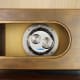 Bulova AccuTron Electronique-Clock: Brass Desk-Brutalism